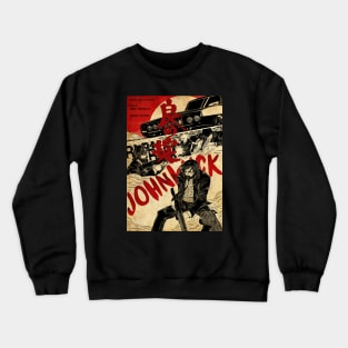 Vintage poster John Wick The Golden  Japanese  continental Crewneck Sweatshirt